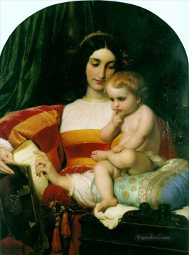 ポール・ドラローシュ Painting - ピコ・デラ・ミランドラの幼少期 1842 年の歴史 イポリット・ドラローシュ
